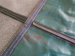 Màu xanh lá cây lưới an toàn hồ bơi bìa cho 16ft x 32ft với 4ft x <span class=keywords><strong>8ft</strong></span> - Product Image 2