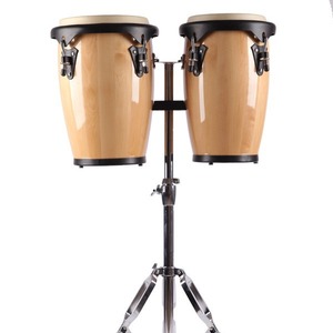 Orff strumento a percussione Conga 8 + 9 pollici Drum Set con supporto in legno materiale <span class=keywords><strong>per</strong></span> l'educazione musicale dei <span class=keywords><strong>bambini</strong></span> - Product Image 5