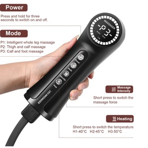 Home Applicants Vibration Recovery <b>Boots</b> Electric Air Leg Massager with Controller - Product Image 5