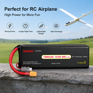 Batterie de drone haute capacité 1300mAh 14.8V 60C, charge rapide, longue autonomie, directement de l'usine - Product Image 3