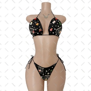 Conjuntos de 2 y 3 Piezas Negros de Estilo Popular Disponibles en Vadulyer, Conjuntos Sexys y Bonitos para Chicas Rave, Trajes de Stripper para Club - Product Image 2