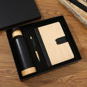 Set de Regalo Empresarial de Cuaderno de Bambú con Impresión Personalizada, Recuerdos para Clientes y Reconocimiento a Empleados - Product Image 1