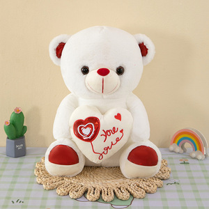 Oso de Peluche de Dibujos Animados Relleno de Algodón PP al por Mayor, Juguete de Peluche Suave para Abrazar, Alivia el Estrés, Muñeco de Peluche, Regalo de San Valentín - Product Image 2
