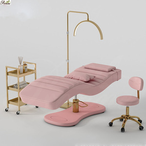 2026 Pronnebeauty venta al por mayor cosmético Spa portátil clásico marrón <span class=keywords><strong>Edda</strong></span> personalizado belleza cama de pestañas - Product Image 1