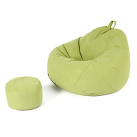 Sillón Puff Gigante para Sala de Estar, Sofá Cama, Puff Gigante con Espuma Viscoelástica