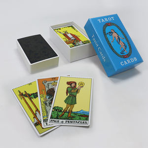 Cartes de tarot d'usine en vente en gros, cartes de tarot <span class=keywords><strong>oracle</strong></span> magiques avec livre d'instructions, impression personnalisée, cartes d'animaux spirituels, tarot - Product Image 6