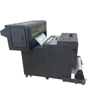 Large format digital transfer DTF film printer tshirt printing machine with hot melt powder shaker