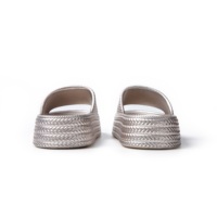 Sandalias de Mujer con Punta Abierta, Suela Gruesa, para Playa y Ducha, Antideslizantes, Impermeables, a la Moda, de EVA Reciclable, para Primavera