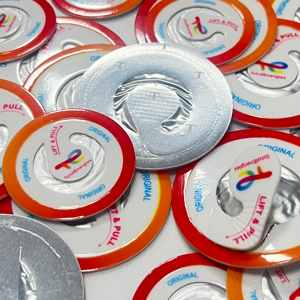 47mm <span class=keywords><strong>TotalEnergies</strong></span> Lift Pull Foil Cap Seal Liner - Product Image 1