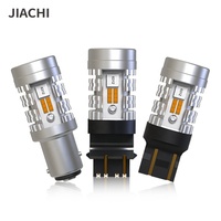 Nouvelle ampoule LED 3157 BAY15D pour clignotant, double couleur commutable, Canbus, anti-étincellement, DRL, feu stop, Plug and Play, 32W
