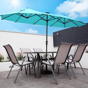 COLORIDO <span class=keywords><strong>Precio</strong></span> al por mayor Paraguas de energía solar Mercado de <span class=keywords><strong>aluminio</strong></span> Paraguas de patio Panel solar BeachUmbrella - Product Image 1