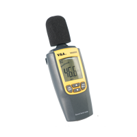 Medidor de Nivel de Sonido Digital VA8080, Automático/Manual, Portátil, 30dB-120dB MAX, Retención de Datos, Pantalla LCD, Barra Analógica, Color OEM, Certificado CE, Ponderación A