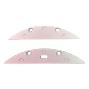 Kit di Tappi Terminali in Metallo Bianco per Profilo in Alluminio BAZ5208W con e Senza Foro Accessori per Illuminazione - Product Image 1