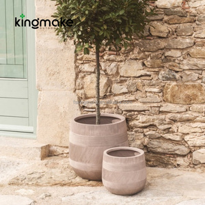 Maceta Decorativa de Cemento para Jardín, de Gran Diámetro, para Plantas Artificiales, Venta al Por Mayor de Fábrica - Product Image 1