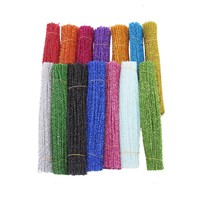 Nouveaux accessoires floraux : Nettoyants pour tuyaux, fournitures d'artisanat, tiges en chenille pour projets créatifs, fournitures d'arts et d'artisanat DIY