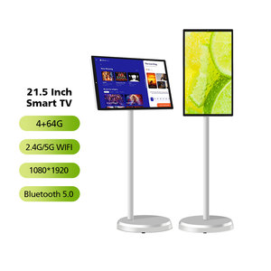 Portable Smart <b>TV</b> Touch Screen Monitor <b>Android</b> 12 for Wi-Fi Wireless Mobile Audio Speakers White LED Backlight Wireless Portable - Product Image 1