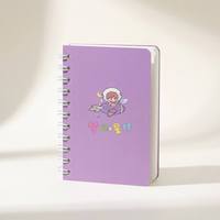 Paquete de 10 Mini Libretas de Bolsillo con Cubierta de Dibujos Animados, 10*8cm, Bloc de Notas con Doble Espiral