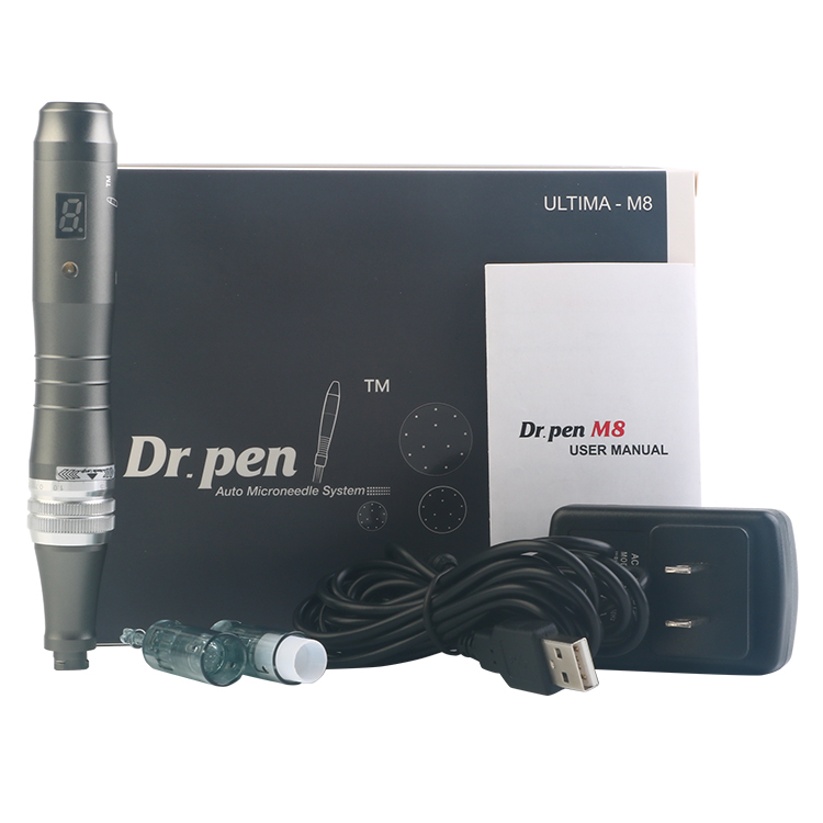 Ручка Derma Microneedling беспроводной Электрический Вибрационный Дерма Ручка Авто радиочастотная фракционная машина коллаген инъекции дермы ручка