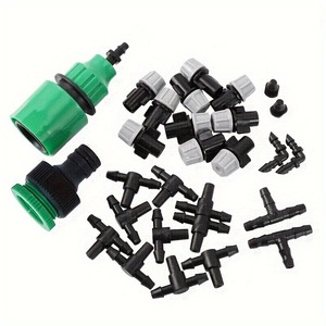 Kit d'irrigation par micro-pulvérisation 1/2 pouce en PVC, système d'arrosage goutte à goutte automatique, ensemble de raccords pour tuyau d'arrosage de jardin - Product Image 1