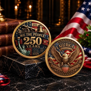 Décapsuleur en métal 3D émaillé personnalisé, thème Sensibilisation à l'Autisme, Or Argent, avec motif Souvenir Chevalier Templier Armure Complète de Dieu, pièce de défi - Product Image 1