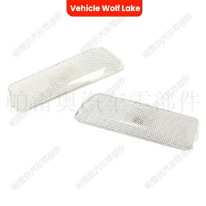 แผ่นสะท้อนแสงกันชนหน้ารถยนต์ Wolf Lake สำหรับ Volkswagen Jetta Mk4 1999-2006 ไฟข้างสีขาว วัสดุ ABS - Product Image 1