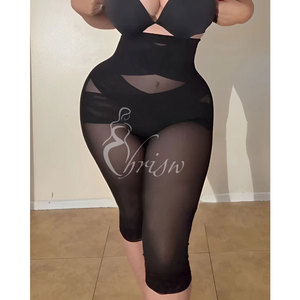 <span class=keywords><strong>Taille</strong></span> <span class=keywords><strong>haute</strong></span> <span class=keywords><strong>dentelle</strong></span> garniture maille transparente Shaper pantalon contrôle culotte Shorts bout à bout Shapewear <span class=keywords><strong>Shorty</strong></span> <span class=keywords><strong>taille</strong></span> formateur sécurité court - Product Image 1