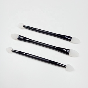 Pinceau de maquillage pour les yeux en silicone souple, applicateur de fard à paupières, double extrémité Lammy Brush <span class=keywords><strong>Duo</strong></span> Glitter Gleam Cream, pinceau applicateur en silicone - Product Image 2