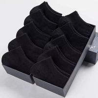 Chaussettes jetables d'affaires décontractées Chaussettes d'équipage confortables en gros Chaussettes de couleur unie simples et douces pour hommes