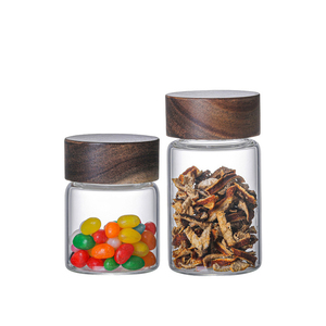 100ml 200ml thủy tinh borosilicate thực phẩm <span class=keywords><strong>Jar</strong></span> nghệ tây các loại thảo mộc hoa khô lọ thủy tinh với nắp chống trẻ em - Product Image 1