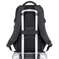 Sac à dos de voyage personnalisé, imperméable, pour homme, antivol, pour l'école, avec port USB, pour ordinateur portable, sac à roulettes
