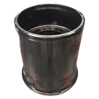 Roda Loader OEM Warna Kustom Tugas Berat Daya Tampung Beban Tinggi Bersertifikasi ISO 25.00-25/3.5 Cocok untuk Ban 29.5-25 Loader Besar