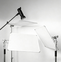 Statif C Stainless Steel GuangYi dengan Diffuser untuk Fotografi Speedlite, Siaran Langsung Stasiun TV, dan Cahaya Lembut