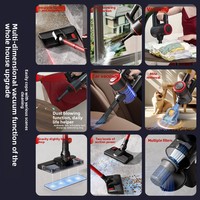 Aspirateur sans fil OEM pour usage domestique, haute puissance d'aspiration, machine intégrée pour aspirer et nettoyer, conforme aux normes européennes et américaines