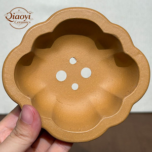 Maceta de Bonsái de <span class=keywords><strong>Arcilla</strong></span> Morada Yixing, Tallada a Mano, Transpirable, Ecológica, Duradera, Ligera, con Orificio de Drenaje, Venta al Por Mayor - Product Image 5