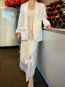 <strong>Ladies</strong> 3/4 Ruched Sleeve Open Front Blazer Casual Lightweight Office <strong>Suit</strong> Jacket Elegant Women Business Workwear Blazer - Product Image 3