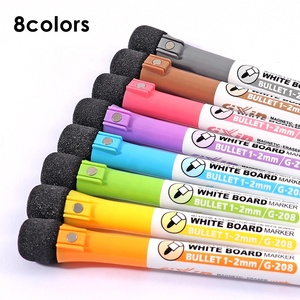 Marqueur permanent Foska pour <span class=keywords><strong>tableau</strong></span> <span class=keywords><strong>blanc</strong></span> magnétique, encre colorée, pointe plate, pour bois, métal et <span class=keywords><strong>tableau</strong></span> noir - Product Image 3