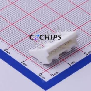 S08B-PASK-2(LF)(SN) Wire-to-Board Pin Header Bent Lead Through Hole,P=2mm Connector 1x8P 2mm Right Angle Insert PA - Product Image 1