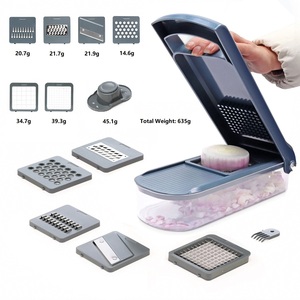 Nhà Máy Của Nhãn Hiệu Hành Tây Khoai Tây Cà Chua Slicer Cắt Hình Chữ Nhật Hình Dạng Trường Hợp 6 1 Đa Chức Năng Rau Chopper Cho Thực Phẩm Chuẩn Bị - Product Image 6