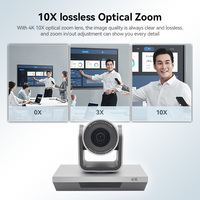 Cámara PTZ de Transmisión en Vivo Oneking 4K 10X USB/HDMI, Videocámara para Streaming en Directo