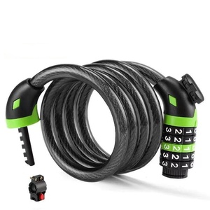 Le cadenas à combinaison pour vélo est un câble de vélo flexible avec un cadenas à 4 chiffres personnalisé, offrant une protection <span class=keywords><strong>fiable</strong></span> pour votre vélo. - Product Image 3