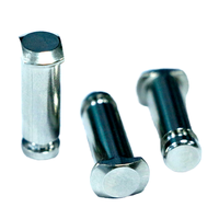 Rivets pleins en acier inoxydable à tête plate, en aluminium et laiton, personnalisés OEM ODM ISO9001 pour la fixation de quincaillerie
