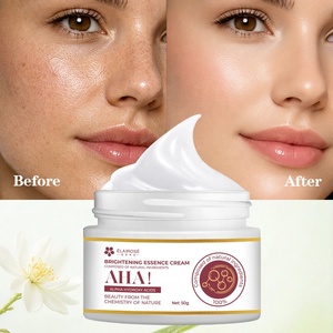 Crème Exfoliante OEM AHA Vitamine E Perle Collagène Caviar 50g Éclaircissante Anti-Rides Hydratante Lissante Végane Marque Privée - Product Image 5