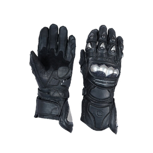 Gants de moto en cuir véritable, logo et design personnalisés, gants de course pour moto, gants de moto à bas prix - Product Image 1