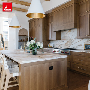 Muebles de Cocina Modernos de Estilo Americano, Color Madera de Nogal, Unidades de Almacenamiento, Modelo Nuevo a Bajo Precio de Allandgroup - Product Image 4