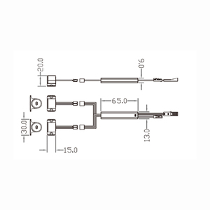 낮은 전압 12v 24v 자동 켜기 꺼짐 Led Ir 더블 헤드 도어 센서 캐비닛 용 스위치 Led 빛 - Product Image 6