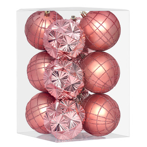 TANG XI Set di Palline Decorative per Albero di <span class=keywords><strong>Natale</strong></span> di Alta Qualità, Infrangibili, 8cm, 12 Pezzi, Palline Decorative per <span class=keywords><strong>Buon</strong></span> <span class=keywords><strong>Natale</strong></span> - Product Image 3