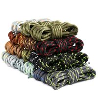 1 paire de lacets de chaussures de sport pour bottes de randonnée en plein air 100/120/140/160CM de longueur lacets ronds épais d'escalade pour baskets