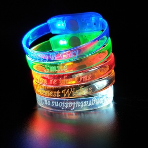 Pulsera Luminosa con Sonido Activado por LED, Modelo TZ-W230M, para Navidad, Precio de Fábrica, MOQ 100 Piezas - Product Image 1