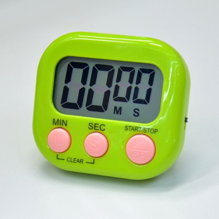 Digital Multifunctional Timer Plastic LED Display Battery Powered Kitchen Study Classroom Kids Countdown Stopwatch