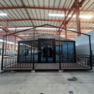 <span class=keywords><strong>Maison</strong></span> préfabriquée mobile extensible de luxe, écologique et étanche, en conteneur, 40 pieds, 20 pieds, 30 pieds - Product Image 1